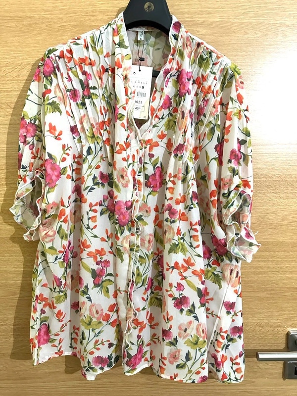Dámský oversized top Tunika Helenka košile 38-44 M-XXL