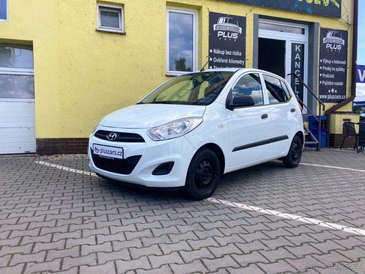 Hyundai i10, 1,1i(51kW), nová STK do 04/2027, nízký nájezd