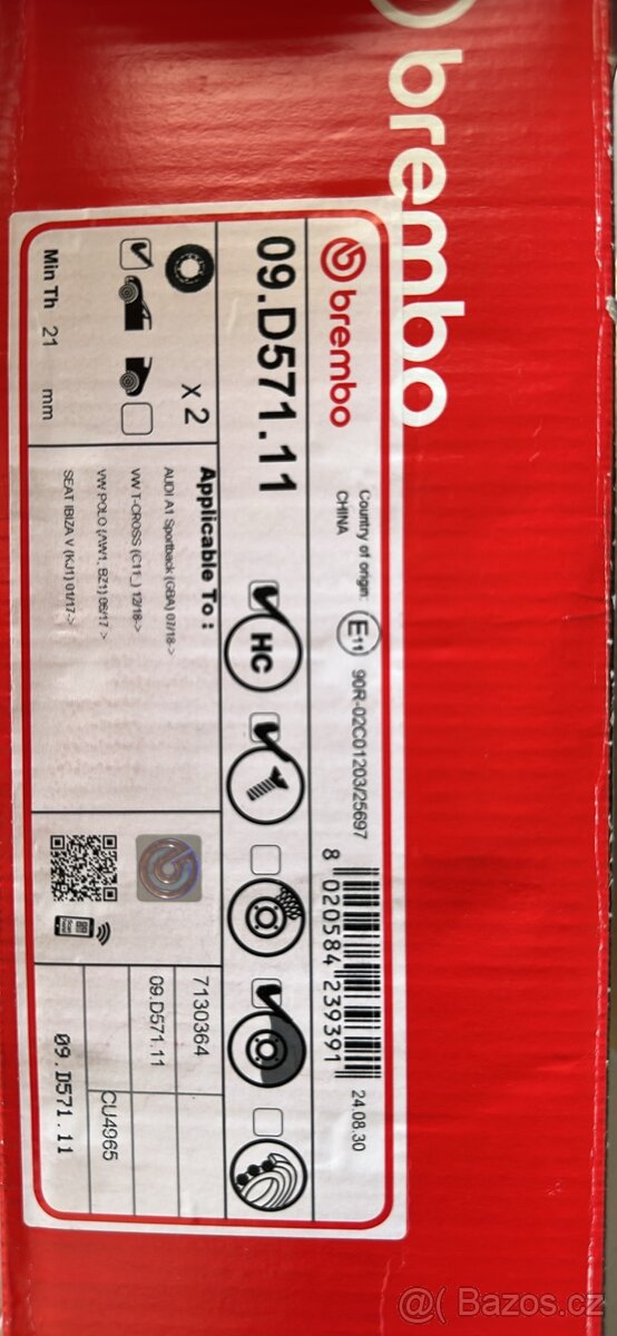 Kotouče Brembo Scala