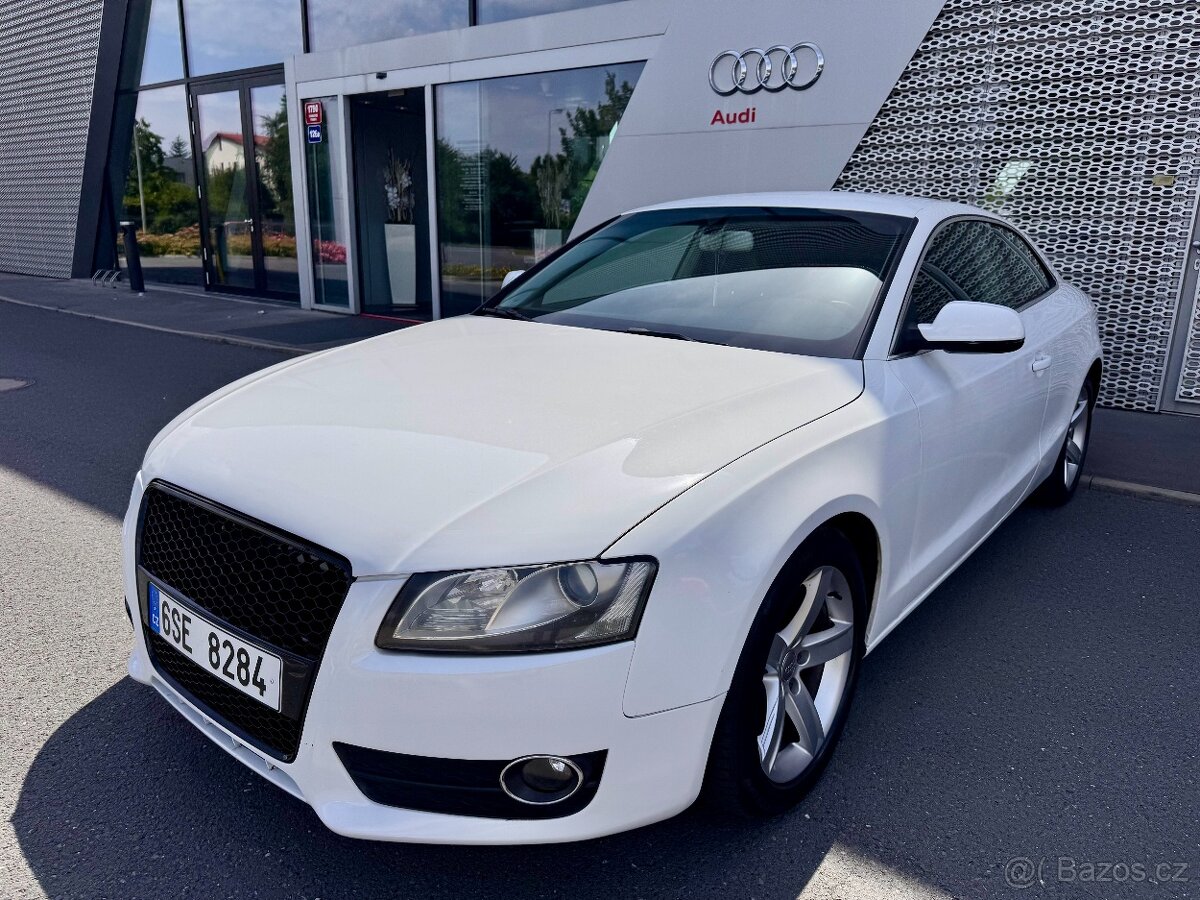 AUDI A5 2.0TDI kupé 125kW, MANUÁL, kůže