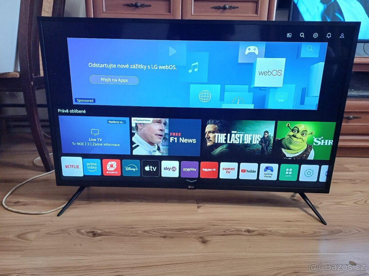 4K Smart TV LG 43UP75003LF-úhlopříčka 108cm