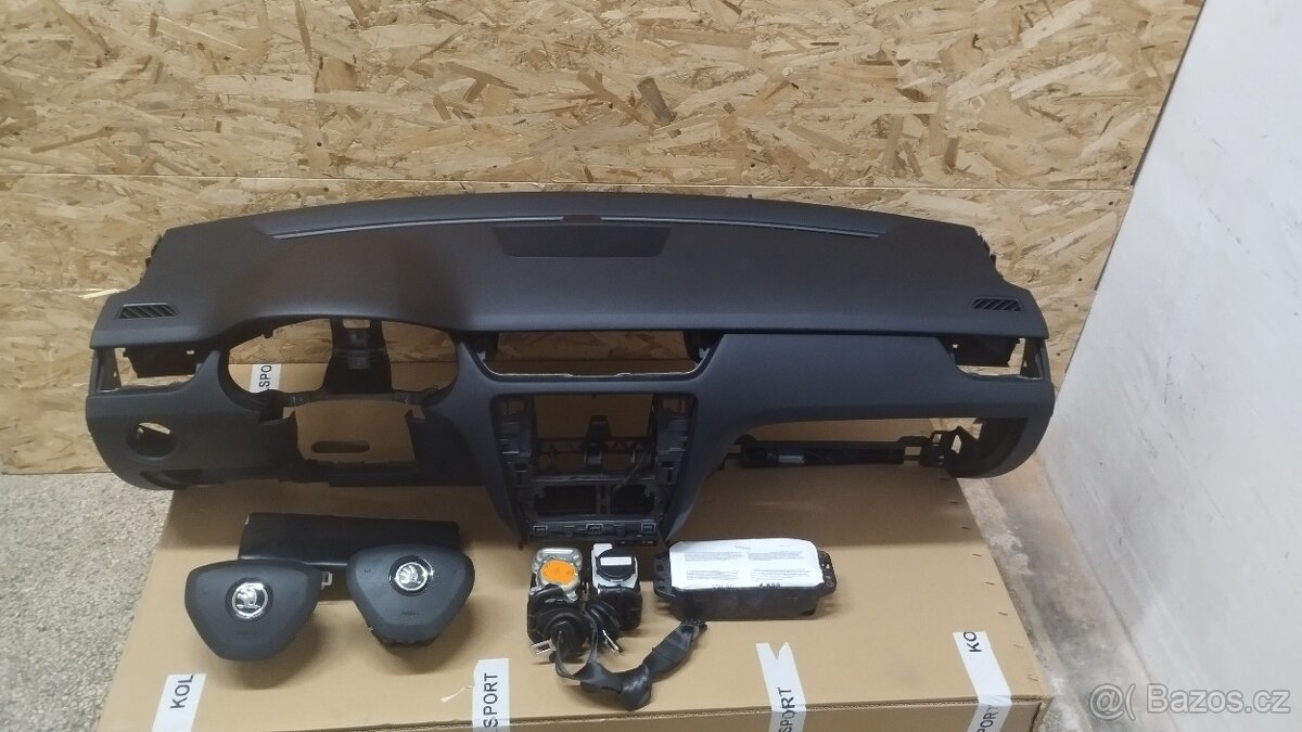 Airbagová sada Škoda Octavia 3 s originální deskou Canton