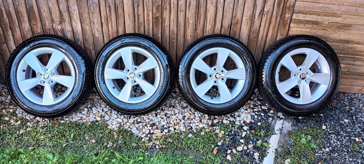 Alu kola Škoda Fabia 4 - zimní komplety
