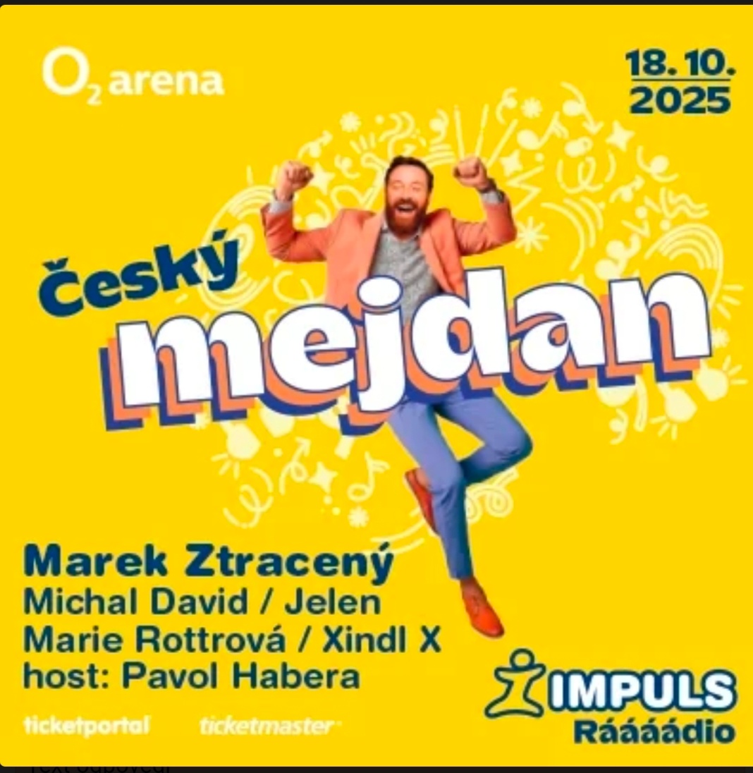 3 vstupenky na Český mejdan s Impulsem (super místa)