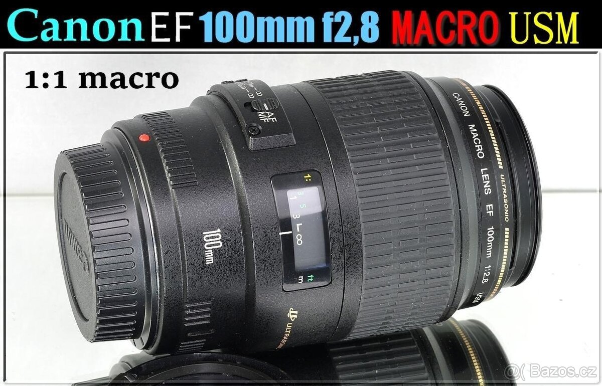 Canon EF 100mm f/2.8 USM full-frameMACRO 1:1