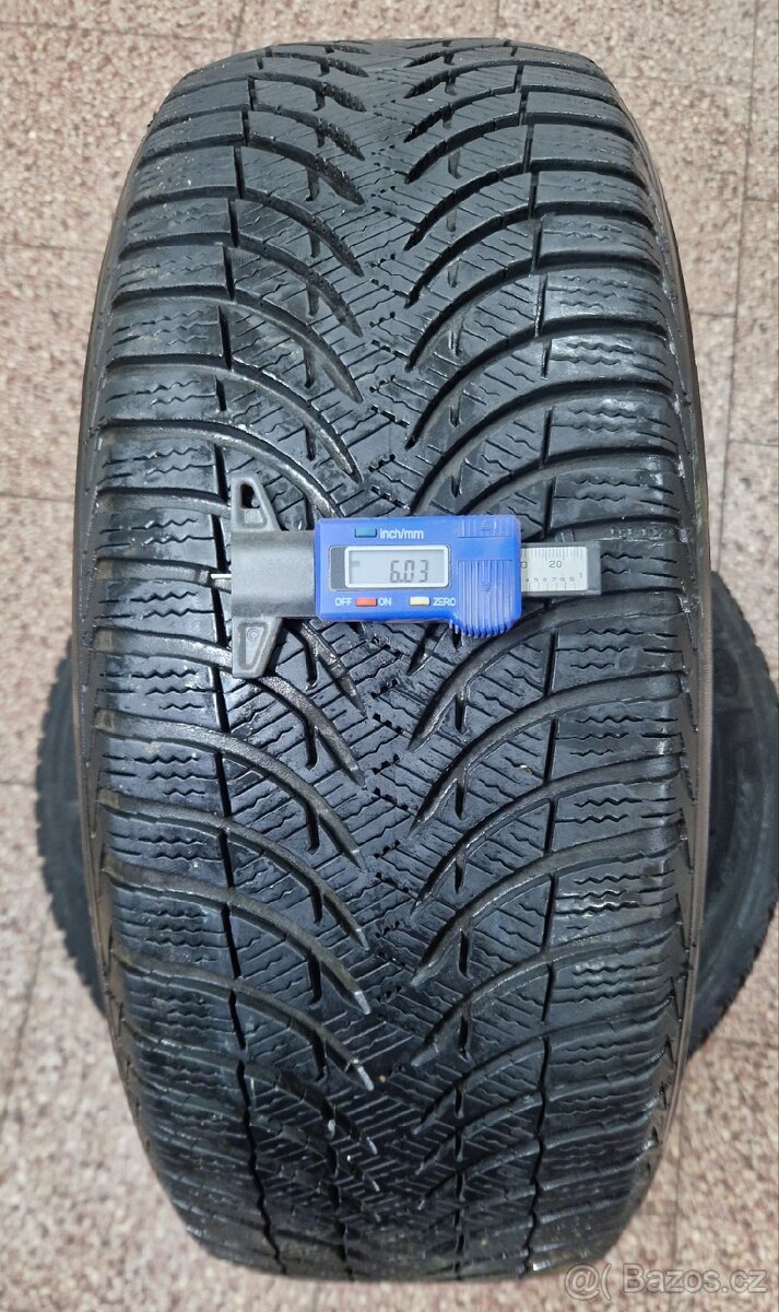 2x zimni pneu 205/55/16..91H...MICHELIN