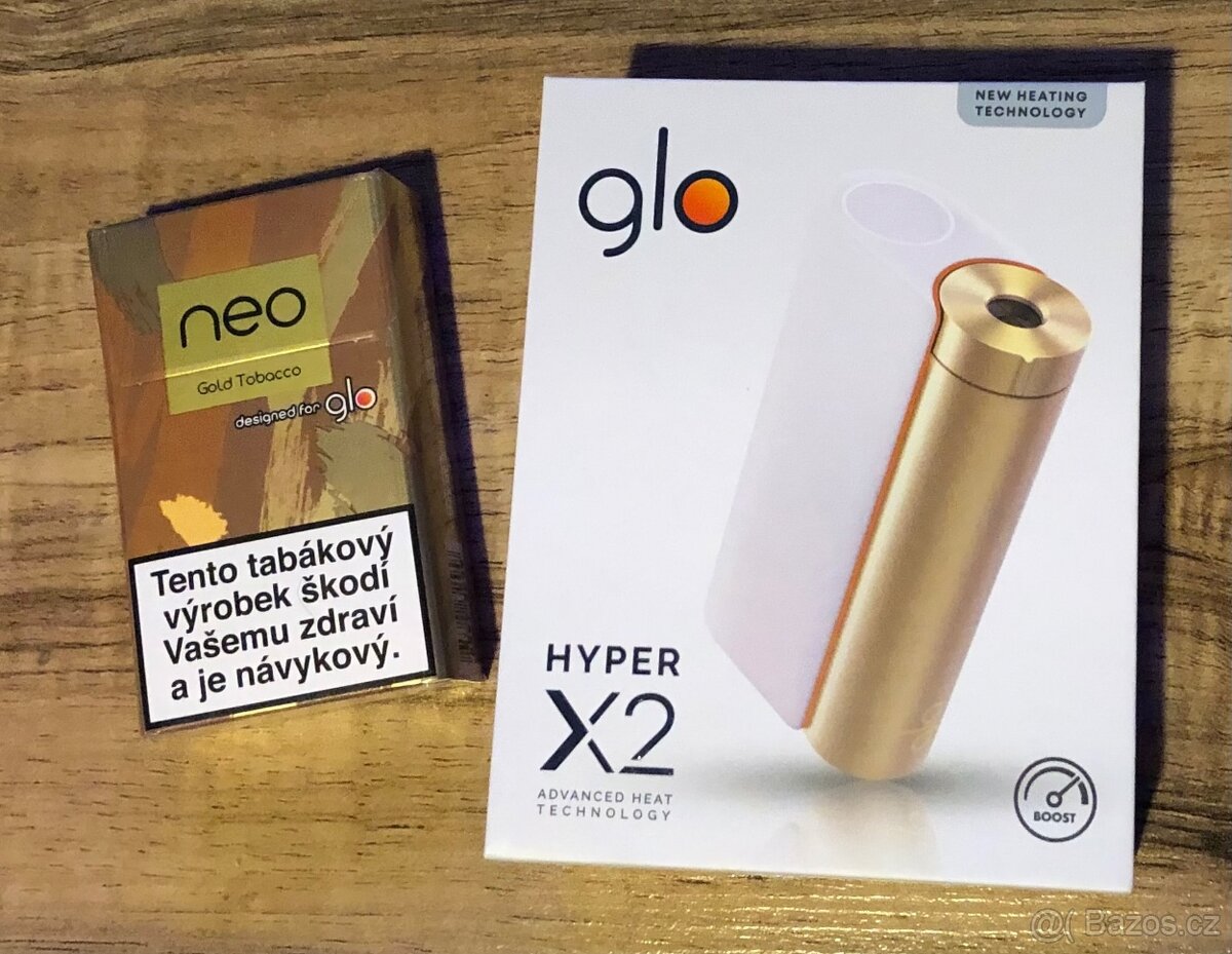 Nahříváný tabák GLO + Neo Gold Tobacco
