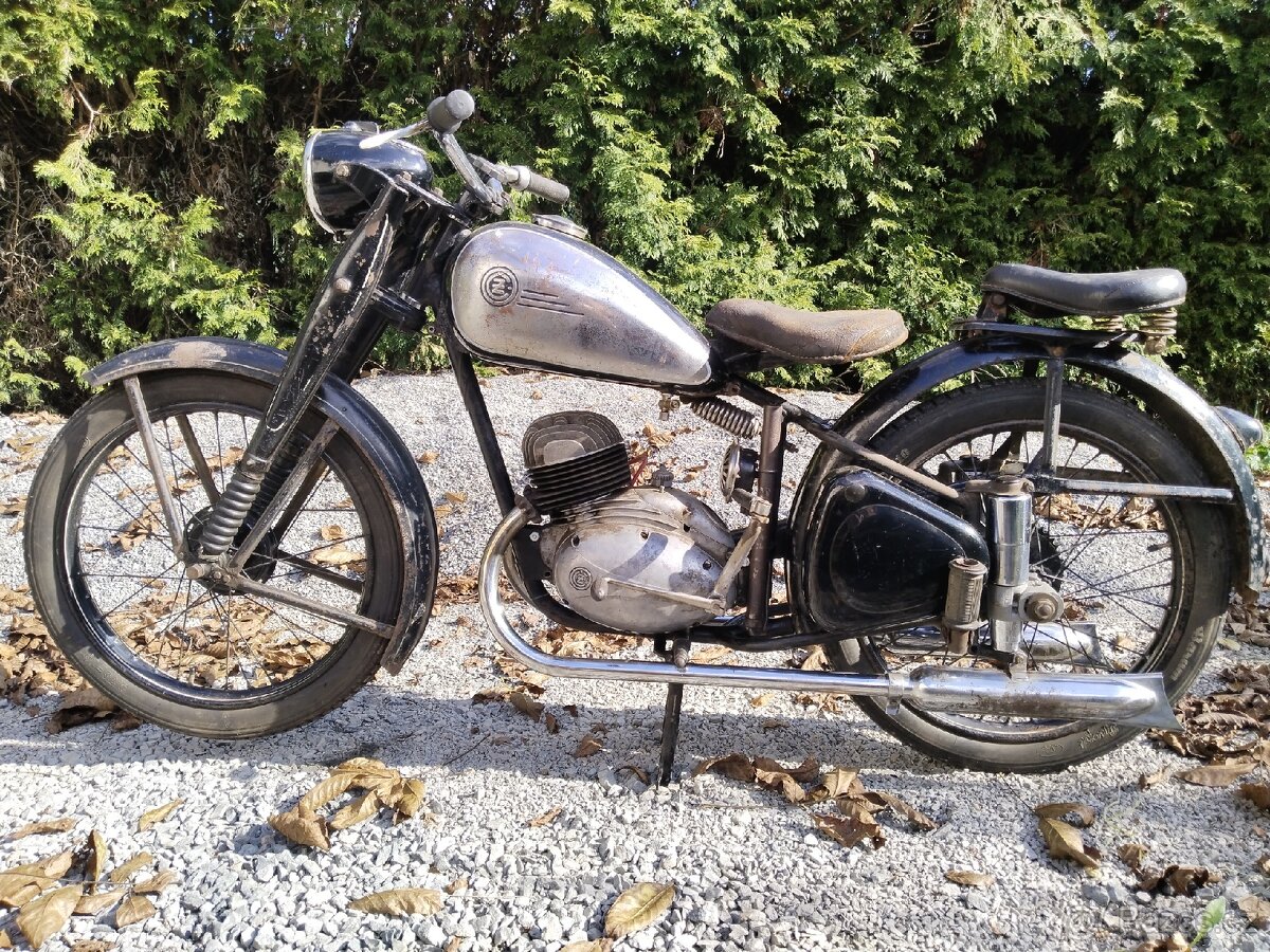 ČZ 150 C Původní stav