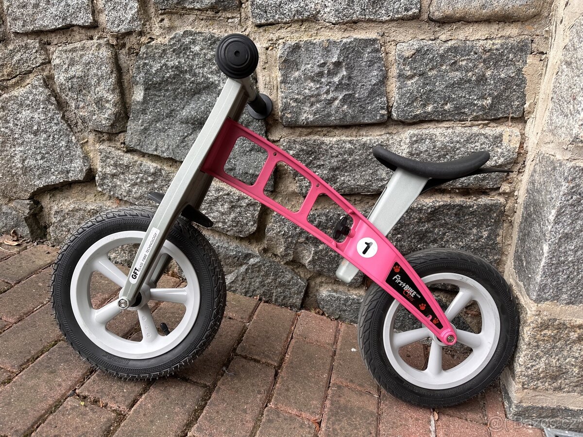 Odrážedlo First bike Basic Pink