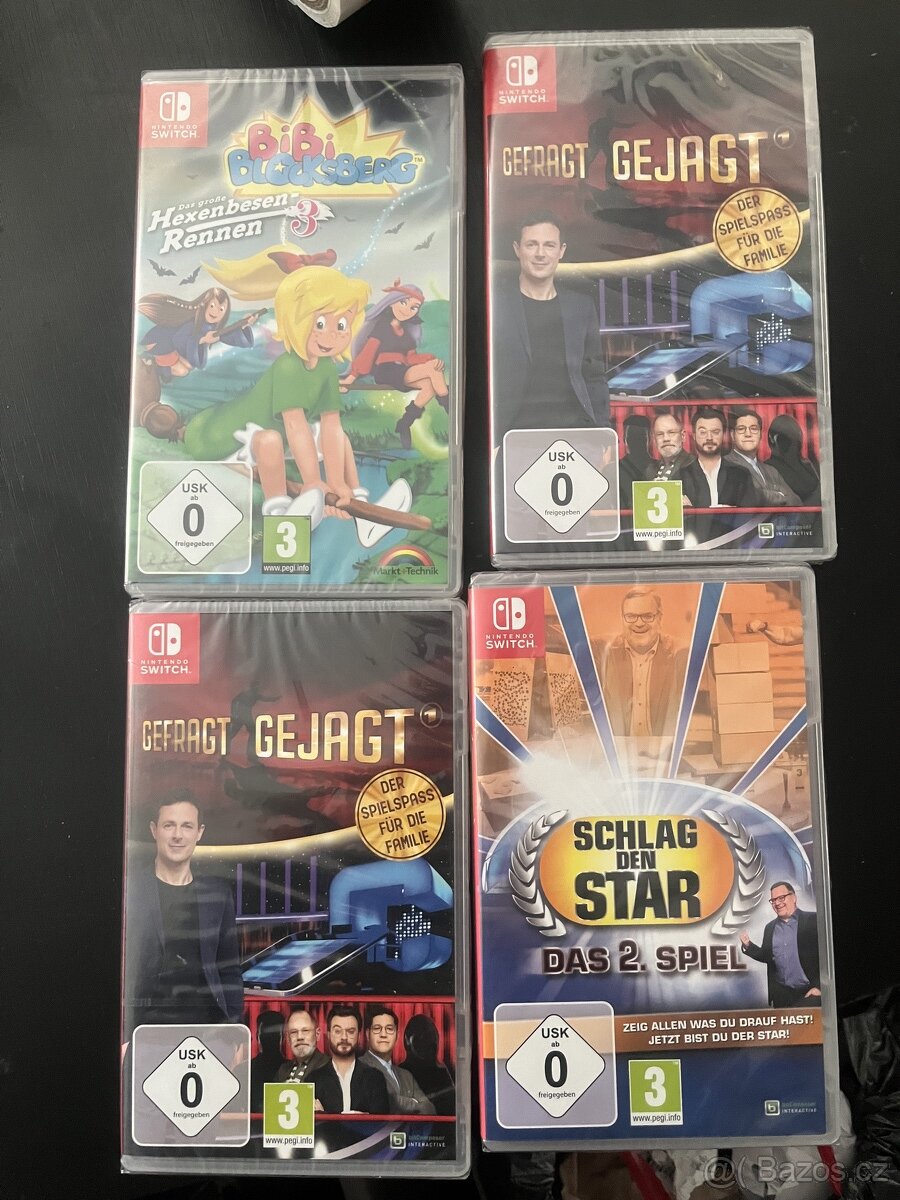 hry na nintendo - nové v celofánu