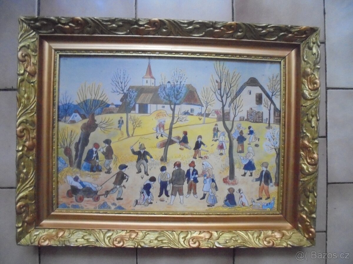 Josef Lada - DĚTSKÉ HRY na JAŘE 1936