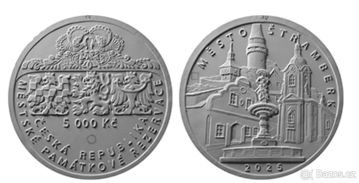 5000 kč Městská památková rezervace Štramberk Proof