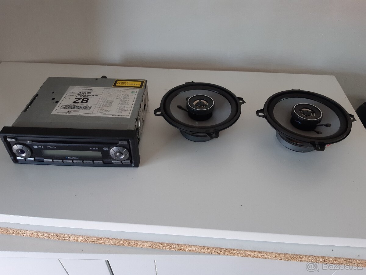 Autorádio + repro Blaupunkt