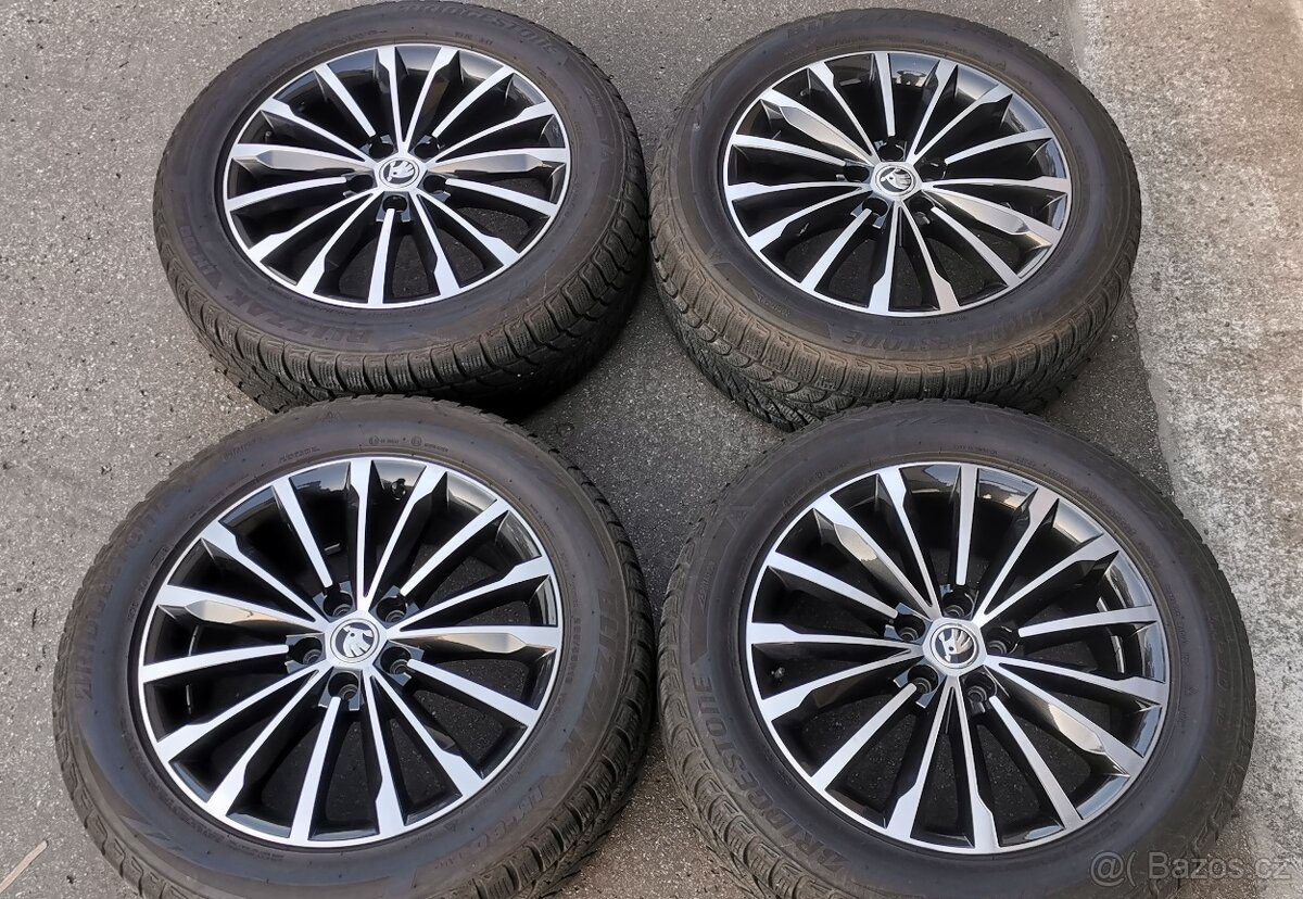 ALU sada 4 kol na KODIAQ Trinity 7x18 5x112 ET43 – TOP stav