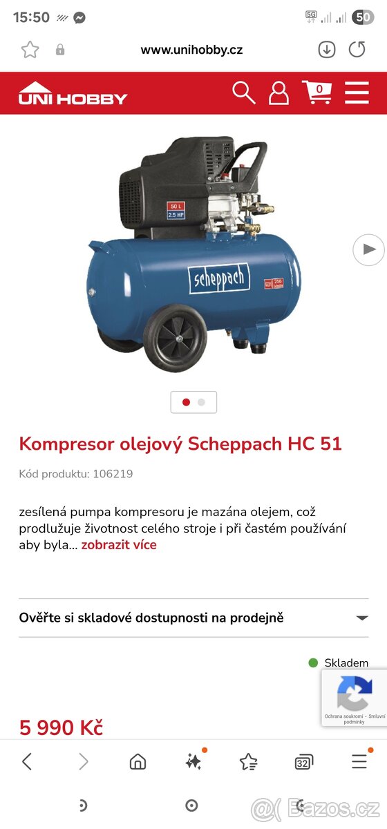 Prodám kompresor