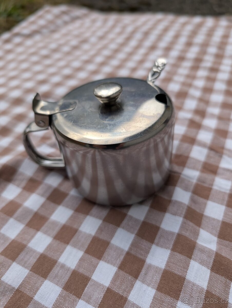 Retro cukřenka se lžičkou