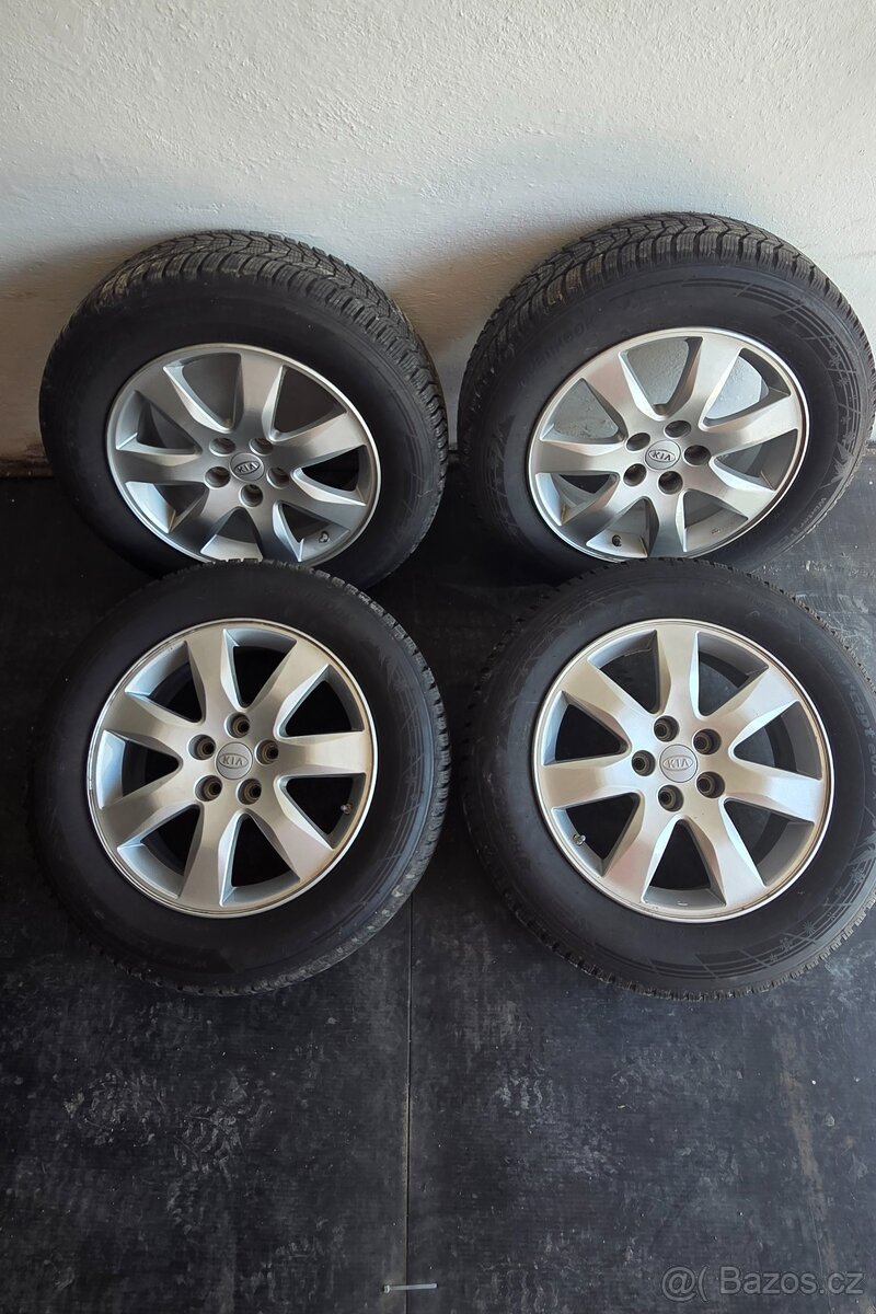 alu kola 5x114,3 r17 zimní sada, KIA, Hyundai, Nissan atd.
