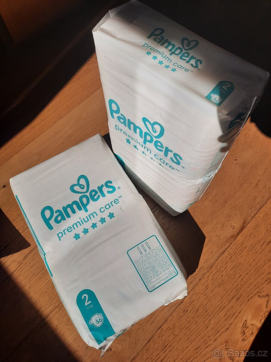 pleny pampers premium care vel. 2