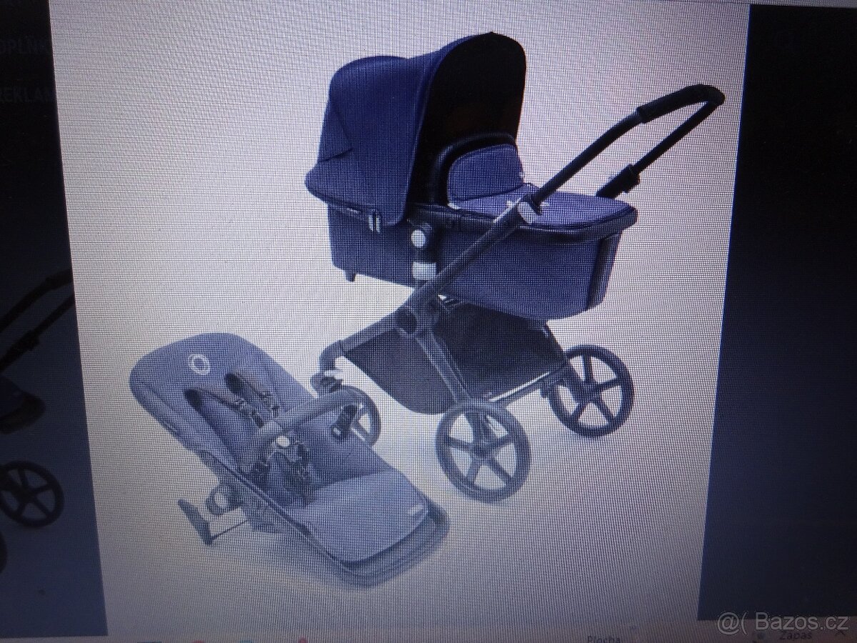 Kočárek Bugaboo Fox Cub complete BLACK/STORMY BLUE-STORMY BL