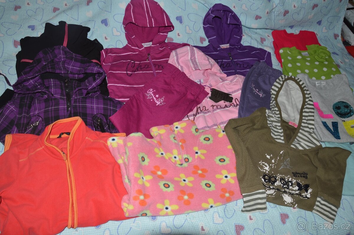 140 146 152 158 bunda mikina tepláková souprava