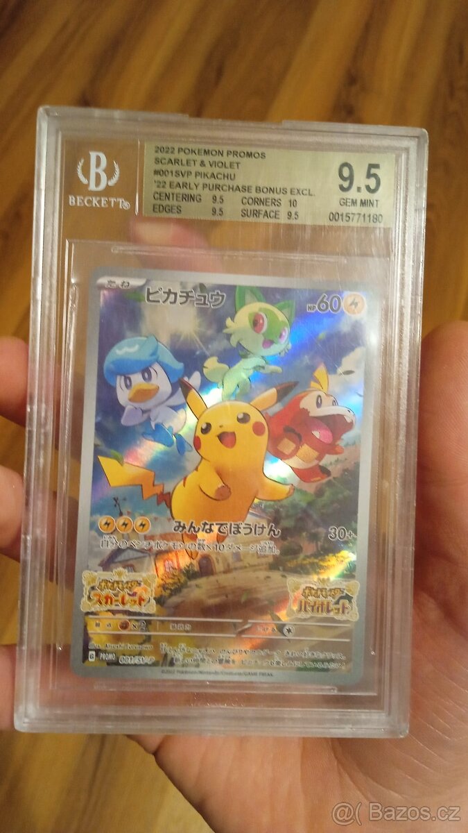 Pokémon Pikachu 001/SV-P – BGS 9.5 (Gem Mint)