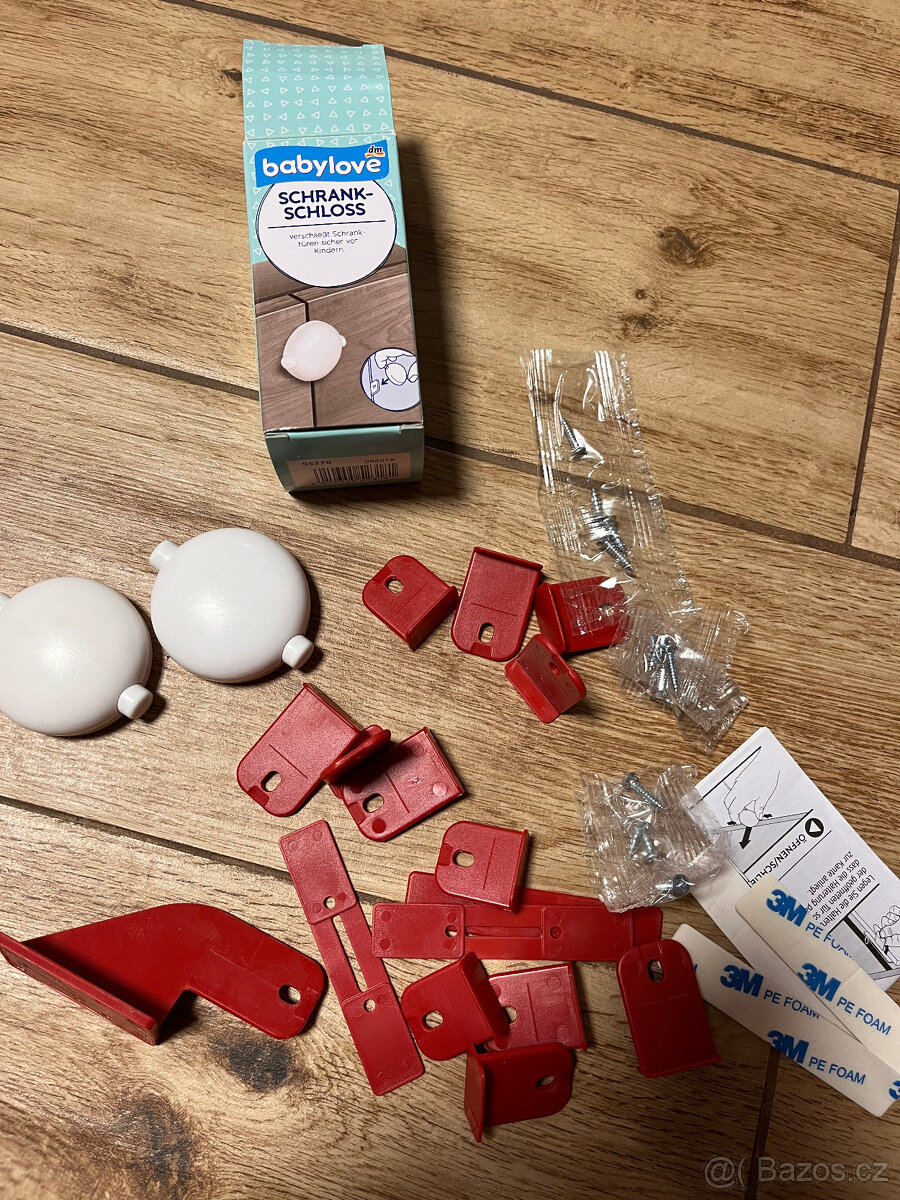 3x Dětský zámek na dvoukřídlá dvířka - Babylove