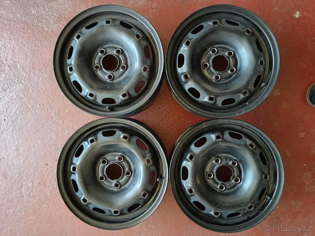 plechové disky Škoda Fabia 2, Roomster 14" 5x100