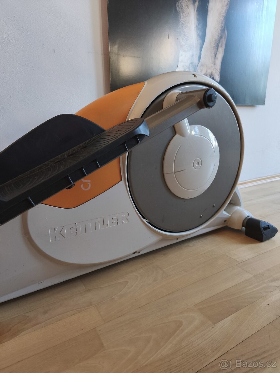 Eliptický trenažér Kettler Cross M (Bílá, Oranžová barva)