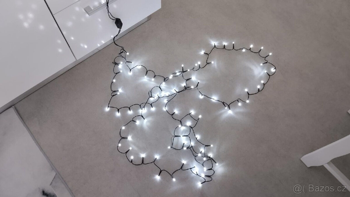 3ks -VÁNOČNÍ OSVĚTLENÍ NA STROMEK VNITŘNÍ 100 LED