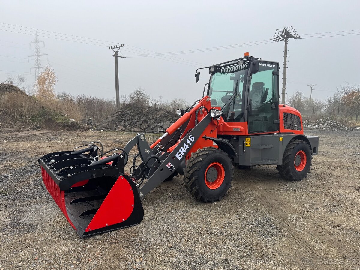 Kolový nakladač ER416 (1600kg) s SPZ