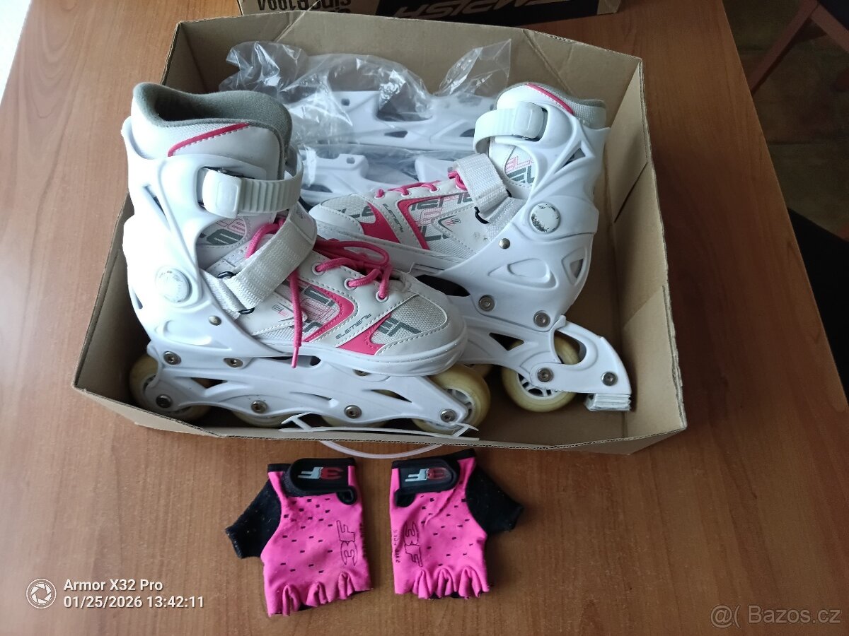 Dívčí brusle Element Duo Lady 2v1 vel 33-36