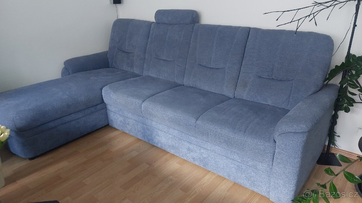 Sedaci souprava ,sedomodra