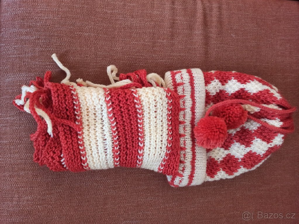 Zimní čepice a šála