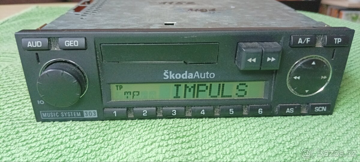 Autorádio Škoda ms 303
