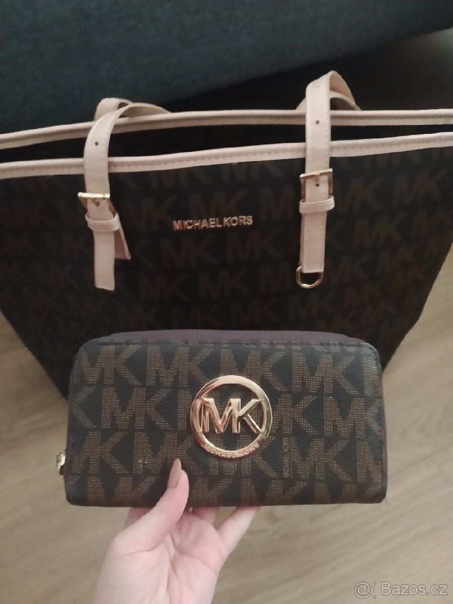 Kabelka + peněženka MK