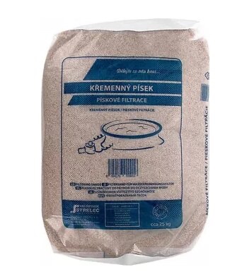Písek do filtrace 0,6-1,2 mm 25kg