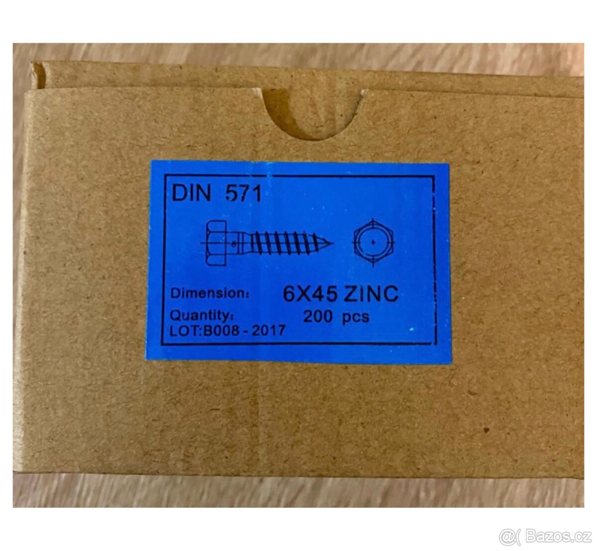 Vrut do dřeva 6x45 200ks
