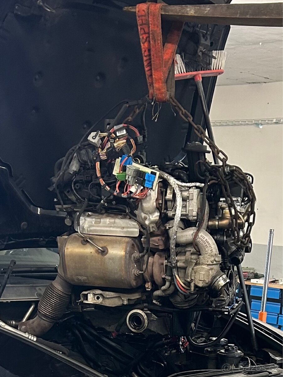 Motor N57D30 - protočené 1. uložení kliky