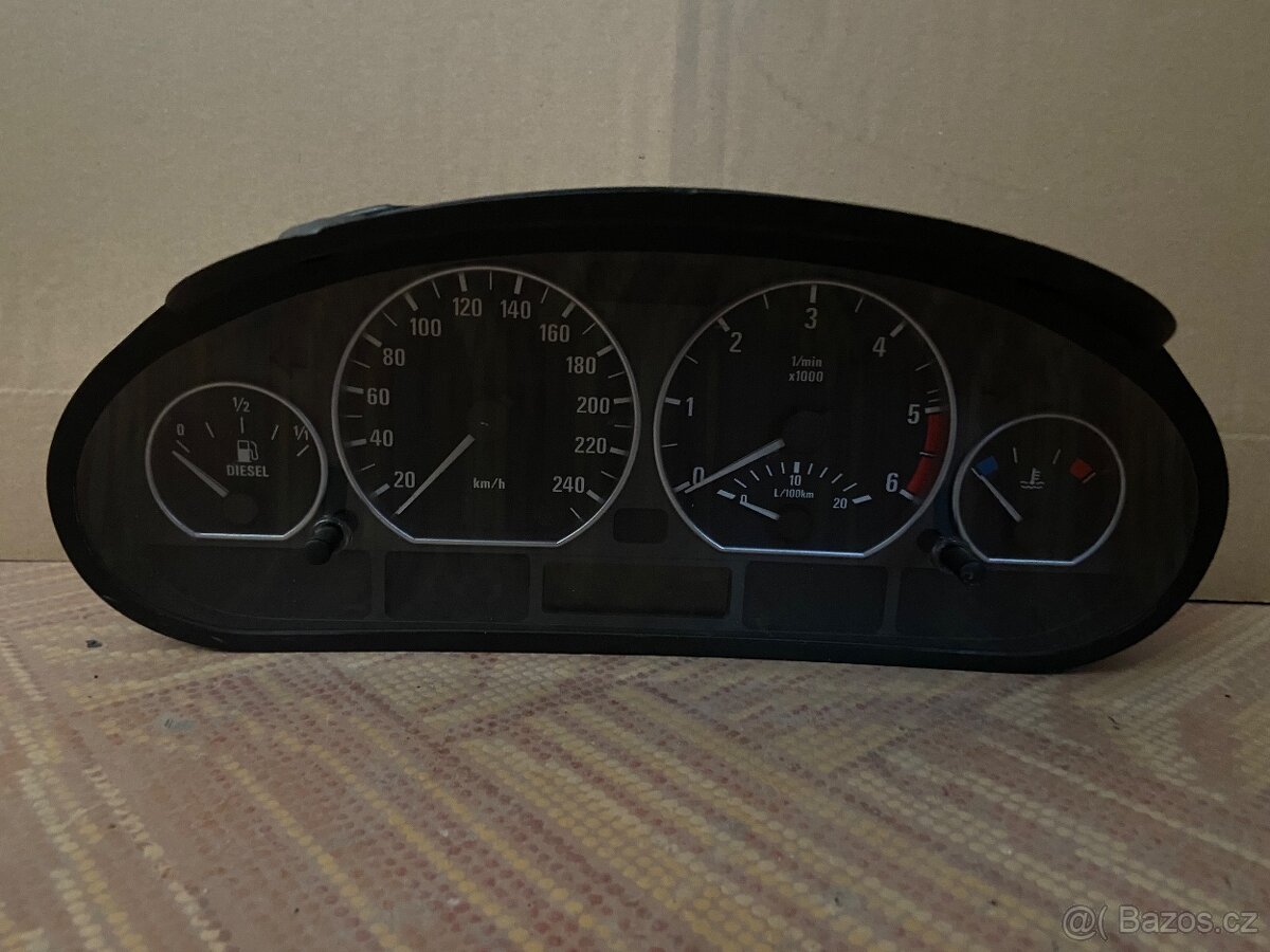 Budíky z e46 a e39