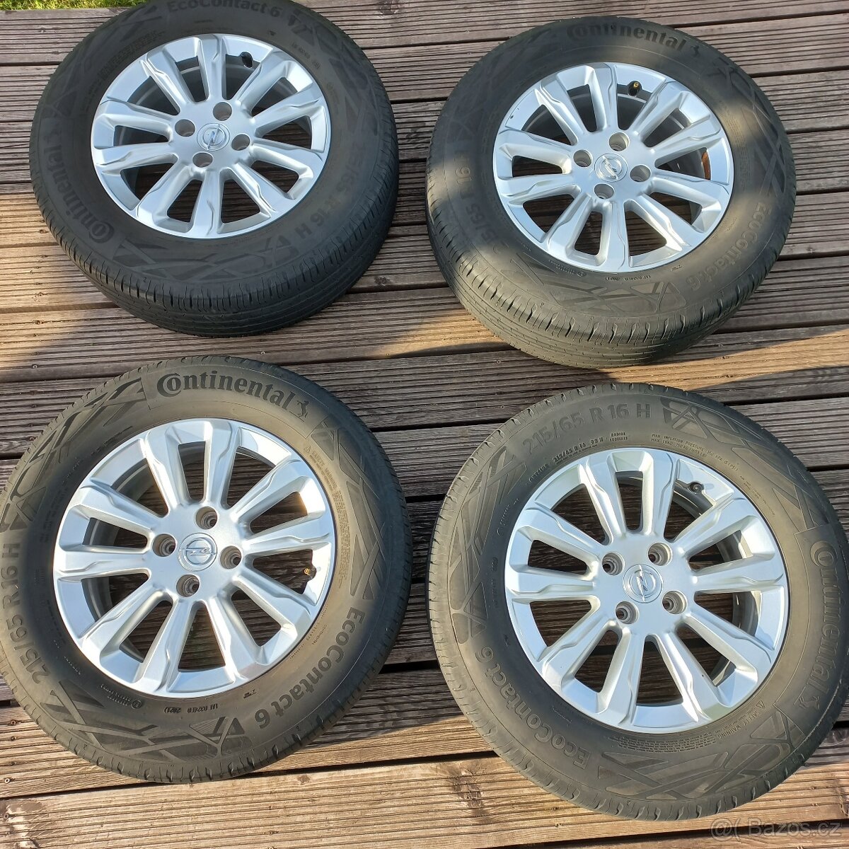 Alu kola OPEL vč. pneu (sada)