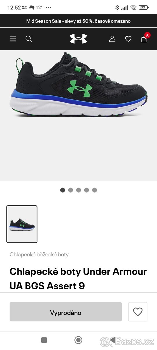 Tenisky Under Armour