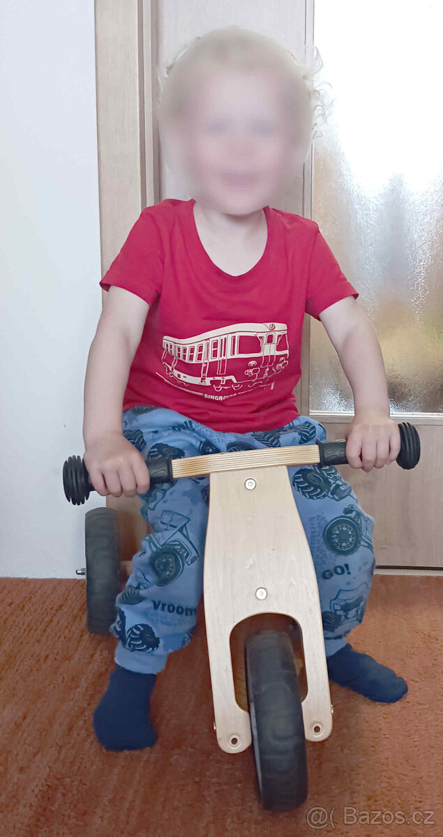 dřevěné odrážedlo Mini 2 in 1