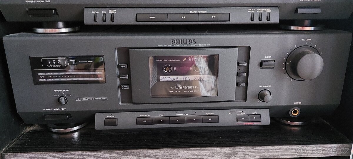 Philips stereo cassette deck fc 920