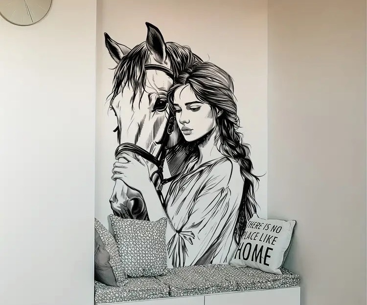 Samolepicí motiv S láskou ke koním