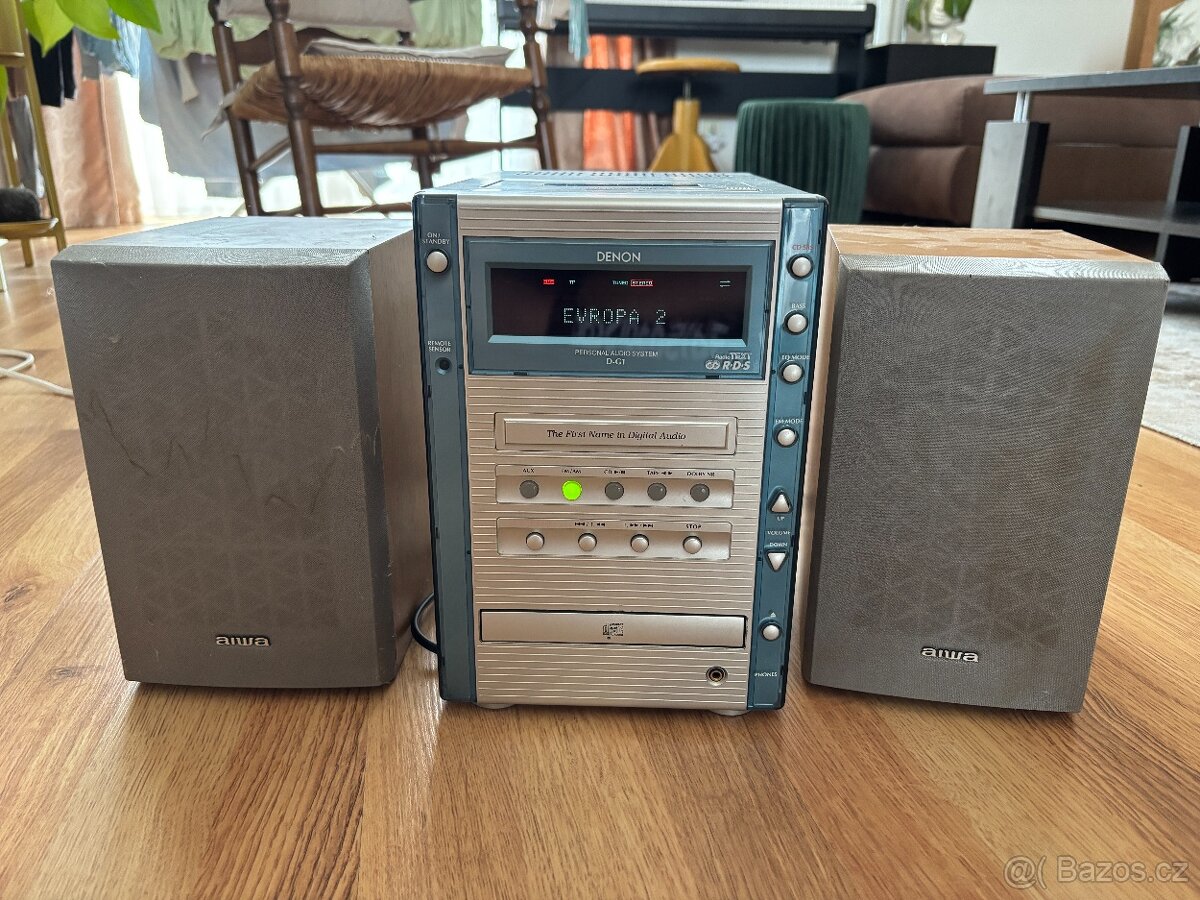Mini věž Denon D-G1 s plně automatickou kazetou