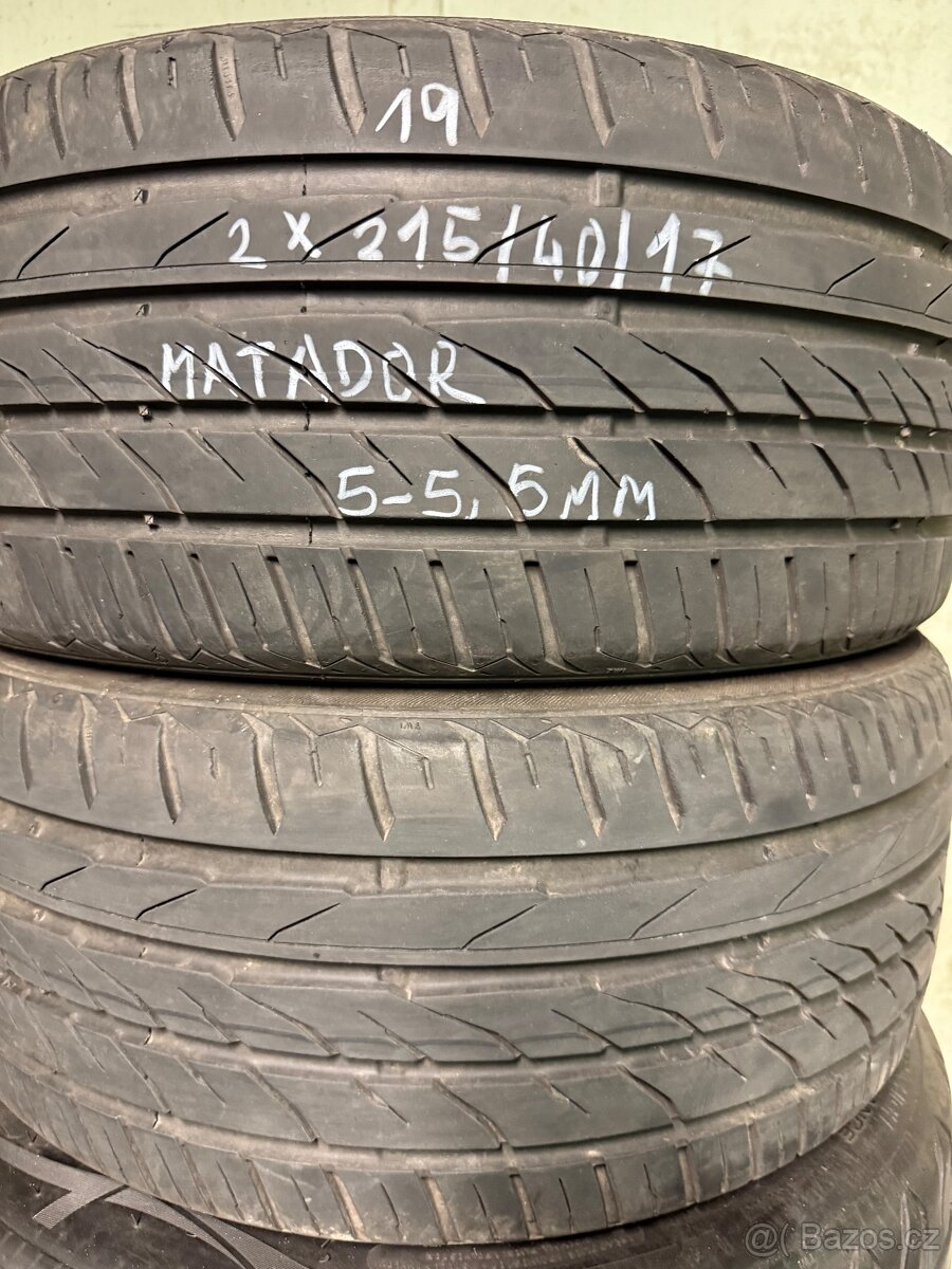 2 x letní pneu 215/40/17