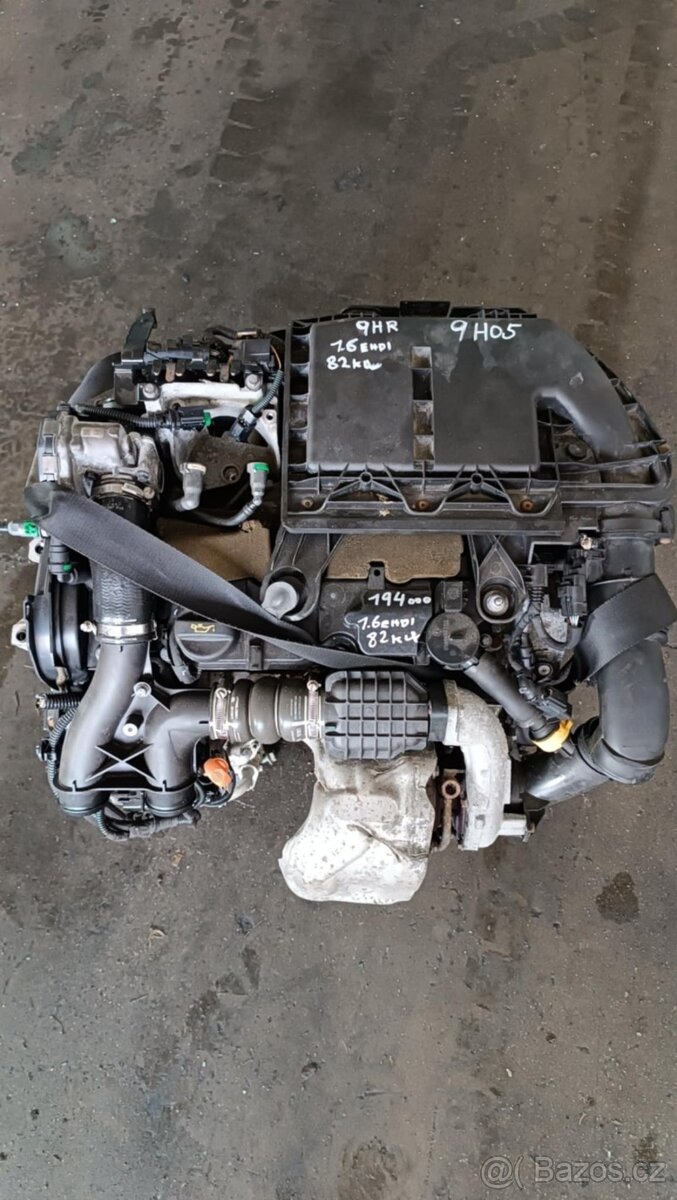 motor 1.6e-HDI 82kW 9h05 9hr