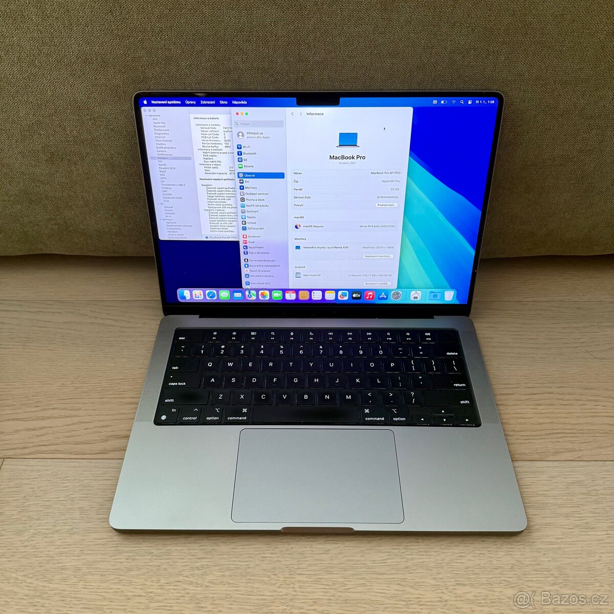CTO APPLE MACBOOK PRO 14” M1 PRO 10-JÁDRO/32GB RAM/512GB