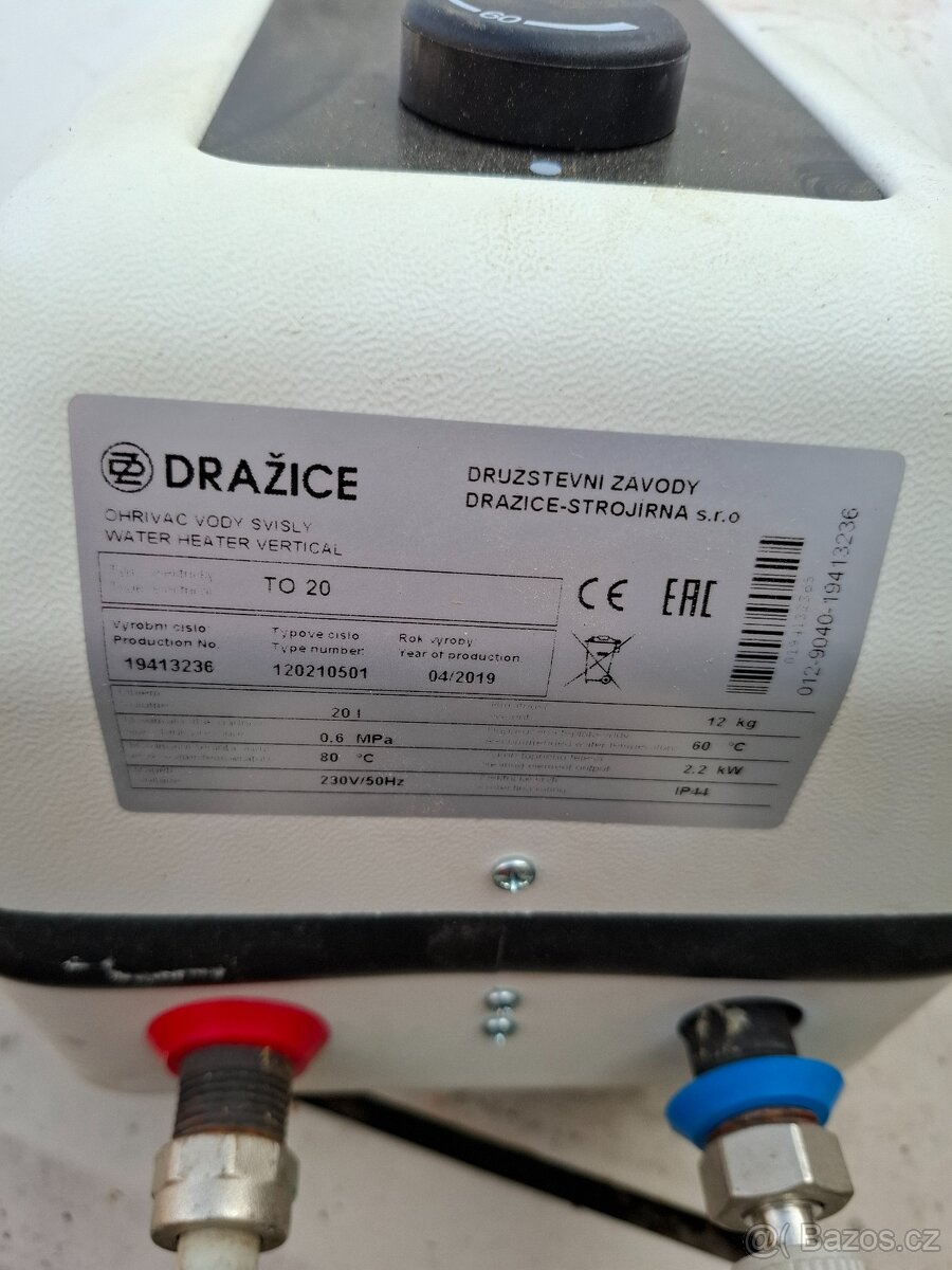 Bojler boiler Dražice TO20