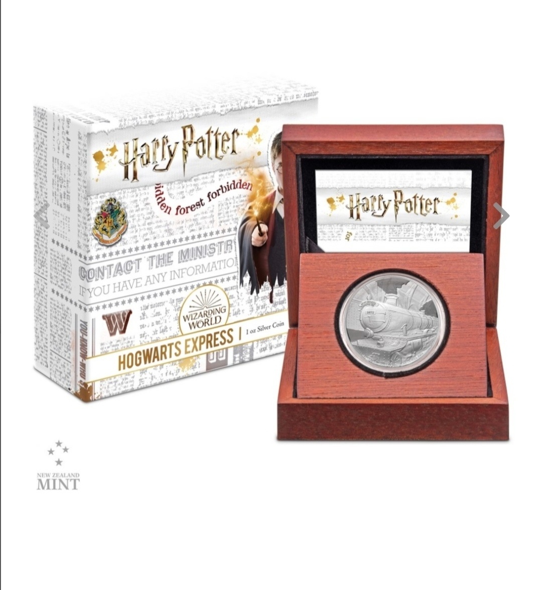 Bradavický express proof Niue 2 dollars 2020 Harry Potter Cl